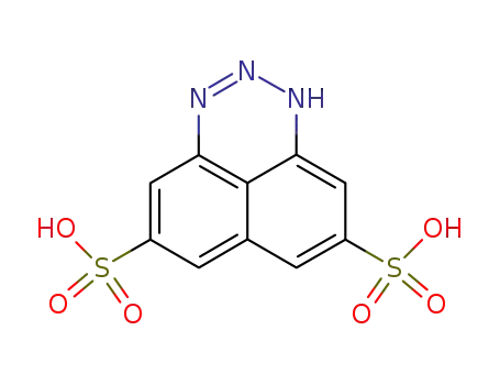 Molecular Structure of 6362-23-8 (1<i>H</i>-naphtho[1,8-<i>de</i>][1,2,3]triazine-5,8-disulfonic acid)