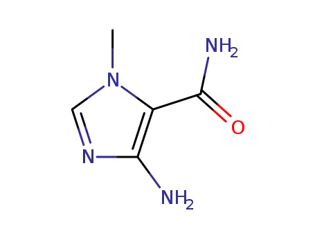 Molecular Structure of 5413-89-8 (1H-Imidazole-5-carboxamide,4-amino-1-methyl-(9CI))