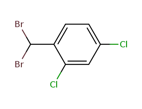 Molecular Structure of 6425-26-9 (2,4-dichloro-1-(dibromomethyl)benzene)