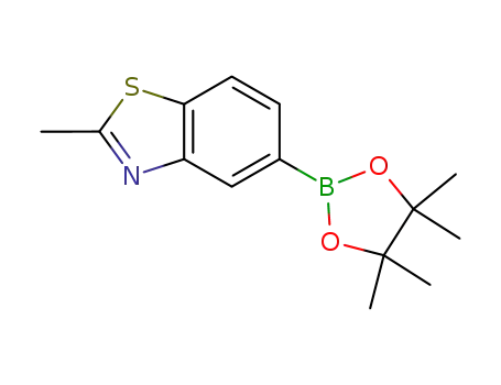 Benzothiazole, 2-methyl-5-(4,4,5,5-tetramethyl-1,3,2-dioxaborolan-2-yl)-