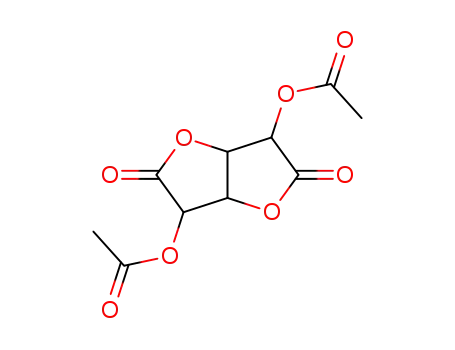 Molecular Structure of 1219325-97-9 (<i>O</i><sup>2</sup>,<i>O</i><sup>5</sup>-diacetyl-glucaric acid-1=>4;6=>3-dilactone)
