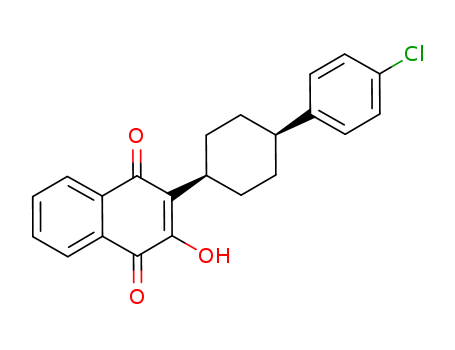 1,4-Naphthalenedione, 2-[cis-4-(4-chlorophenyl)cyclohexyl]-3-hydroxy-