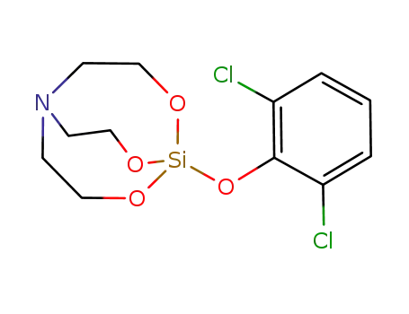 2,8,9-Trioxa-5-aza-1-silabicyclo[3.3.3]undecane,
1-(2,6-dichlorophenoxy)-