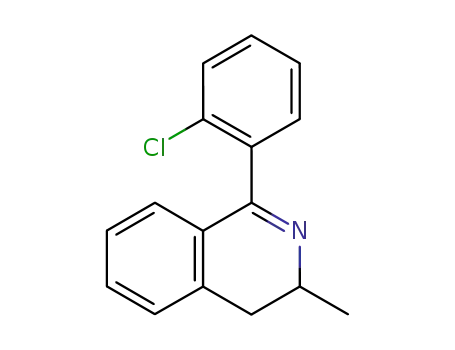 Isoquinoline, 1-(2-chlorophenyl)-3,4-dihydro-3-methyl-