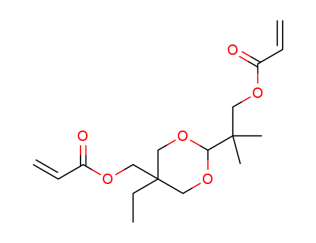 2-Propenoic acid,[2-[1,1-dimethyl-2-[(1-oxo-2-propen-1-yl)oxy]ethyl]-5-ethyl-1,3-dioxan-5-yl]methylester