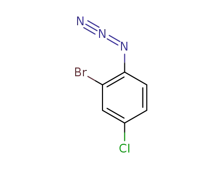 Molecular Structure of 1272317-01-7 (1-azido-2-bromo-4- chlorobenzene)