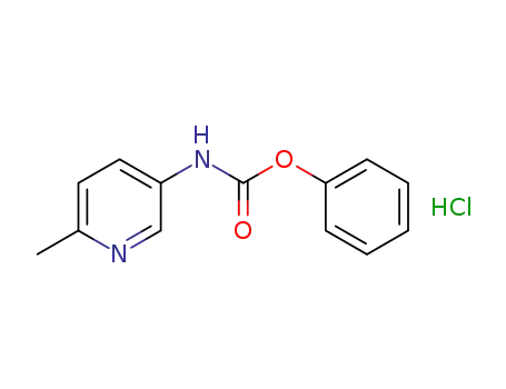 Molecular Structure of 1628206-34-7 (phenyl (6-methylpyridin-3-yl)carbamate hydrochloride)