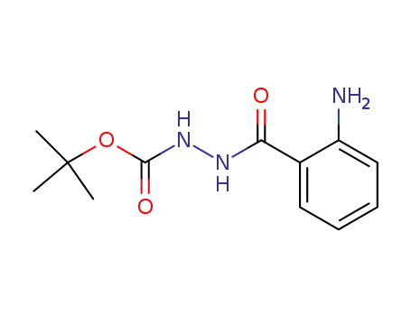 Molecular Structure of 30481-60-8 (Hydrazinecarboxylic acid, 2-(2-aminobenzoyl)-, 1,1-dimethylethyl ester)