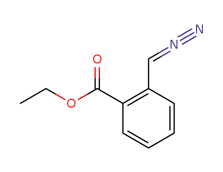 Molecular Structure of 136391-65-6 (<o-(ethoxycarbonyl)phenyl>diazomethane)
