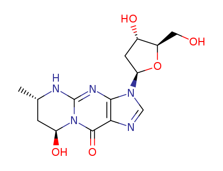 (6S,8S)-3-(2-Deoxy-β-D-erythro-pentofuranosyl)-4,6,7,8-tetrahydro-8-hydroxy-6-methylpyrimido[1,2-a]purin-(3H)-one