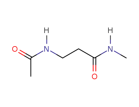 Molecular Structure of 33233-69-1 (N-acetyl-β-alanine N'-methylamide)
