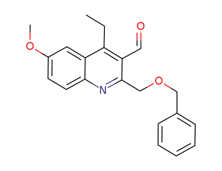 2-((benzyloxy)methyl)-4-ethyl-6-methoxyquinoline-3-carbaldehyde