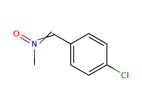 Molecular Structure of 203861-66-9 (N-(4-chlorobenzylidene)methylamine N-oxide)
