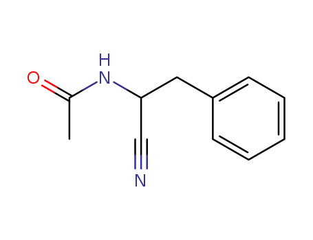 N-(1-cyano-2-phenylethyl)acetamide