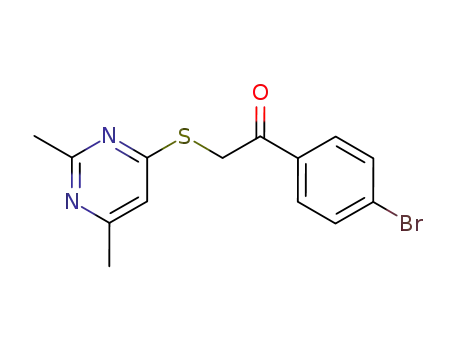1-(4-Bromophenyl)-2-[(2,6-dimethylpyrimidin-4-yl)sulfanyl]ethan-1-one
