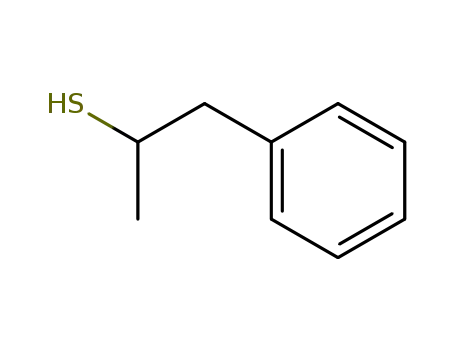 Molecular Structure of 4475-55-2 (1-phenylpropane-2-thiol)