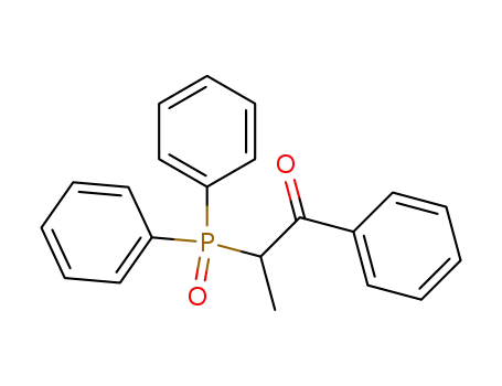 Molecular Structure of 42009-12-1 (1-Propanone, 2-(diphenylphosphinyl)-1-phenyl-)
