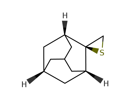 Molecular Structure of 56169-89-2 (spiro<adamantane-2,2'-thiirane>)