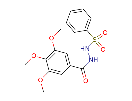 N-(benzenesulfonyl)-3,4,5-trimethoxy-benzohydrazide cas  6948-63-6