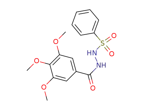 N'-(benzenesulfonyl)-3,4,5-trimethoxybenzohydrazide
