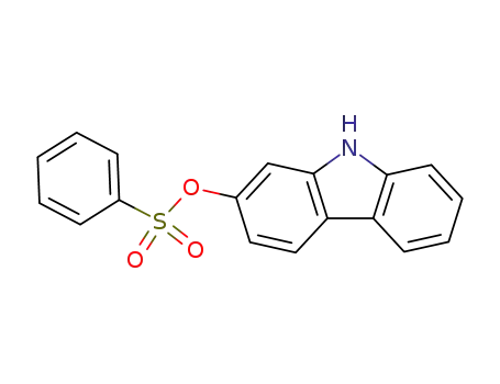 Molecular Structure of 908850-21-5 (9H-carbazol-2-yl benzenesulfonate)