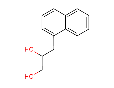 Molecular Structure of 120727-51-7 (3-[1]naphthyl-propane-1,2-diol)