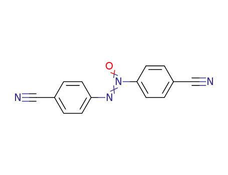 Molecular Structure of 1030-22-4 (Benzonitrile, 4,4'-azoxybis-)