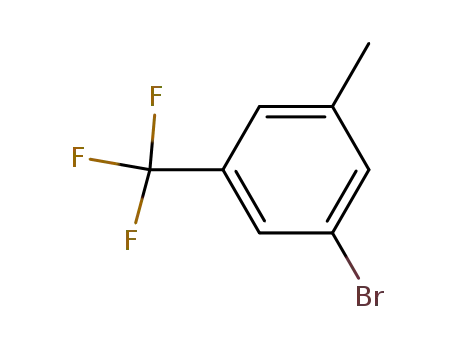 Molecular Structure of 86845-28-5 (3-BROMO-5-(TRIFLUOROMETHYL)TOLUENE)