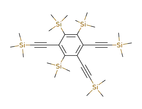 (3,5,6-tris((trimethylsilyl)ethynyl)benzene-1,2,4-triyl)tris(trimethylsilane)