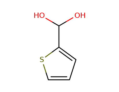 Molecular Structure of 6790-08-5 (Methanediol, 2-thienyl-)