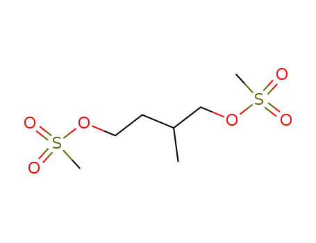 Molecular Structure of 4239-23-0 (2-Methyl-1,4-bis<(methylsulfonyloxy)>butane)