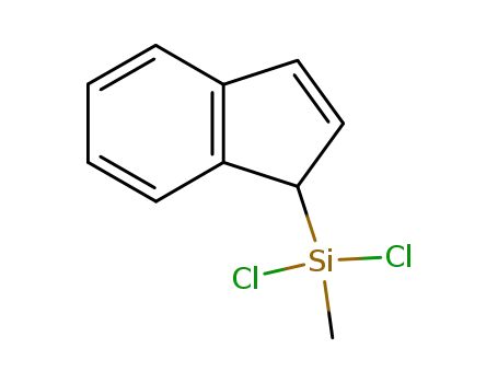 Molecular Structure of 17478-29-4 (me(1-ind)SiCl<sub>2</sub>)