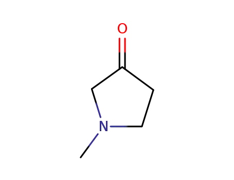 Molecular Structure of 68165-06-0 (1-Methylpyrrolidin-3-one)