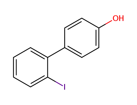 Molecular Structure of 1429337-46-1 (2'-iodo-[1,1'-biphenyl]-4-ol)