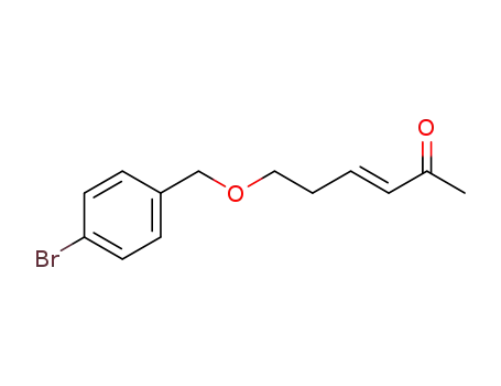 Molecular Structure of 1140924-37-3 ((E)-6-(4-bromobenzyloxy)hex-3-en-2-one)