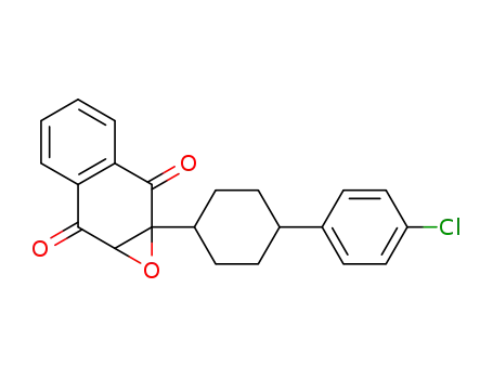 cis/trans-1a-(4-(4-chlorophenyl)cyclohexyl)naphtho[2,3-b]oxyrene-2,7(1aH,7aH)-dione