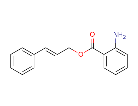 2-Propen-1-ol,3-phenyl-, 1-(2-aminobenzoate) cas  87-29-6