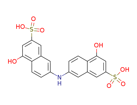 5,5'-Dihydroxy-2,2'-dinaphthylamine-7,7'-disulphonic acid