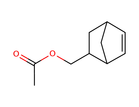 Molecular Structure of 10471-24-6 (bicyclo[2.2.1]hept-5-en-2-ylmethyl acetate)