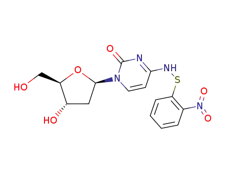 Molecular Structure of 89845-37-4 (Cytidine, 2'-deoxy-N-[(2-nitrophenyl)thio]-)