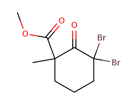 methyl 3,3-dibromo-1-methyl-2-oxocyclohexanecarboxylate