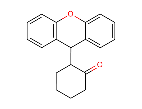 Molecular Structure of 71312-27-1 ((±)-9-(1'-oxo-2'-cyclohexyl)xanthene)
