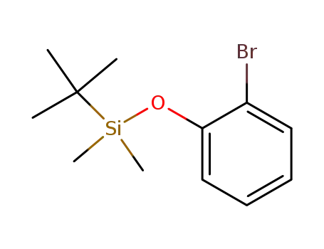 Molecular Structure of 115750-83-9 (1-BROMO-2-[[(1,1-DIMETHYLETHYL)DIMETHYLSILYL]OXY]-BENZENE)