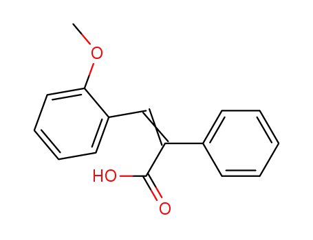 Molecular Structure of 25333-25-9 ((2-methoxybenzylidene)phenylacetic acid)