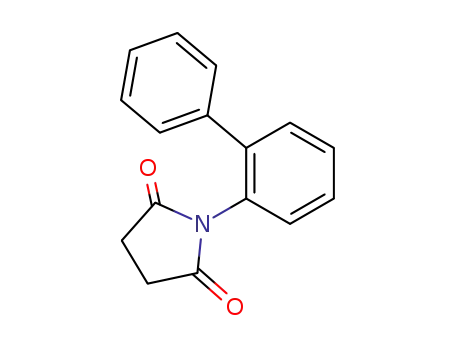 Molecular Structure of 80584-50-5 (2,5-Pyrrolidinedione, 1-[1,1'-biphenyl]-2-yl-)