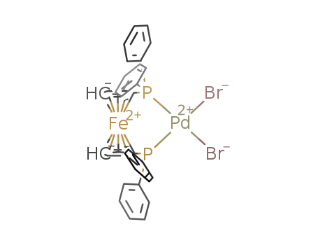 Factory Supply dibromo[1,1'-bis(diphenylphosphino)ferrocene]palladium(II)