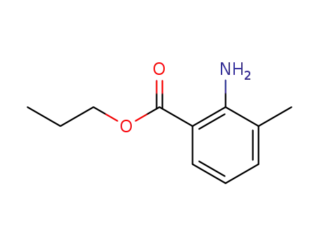 Benzoic acid, 2-amino-3-methyl-, propyl ester (9CI)