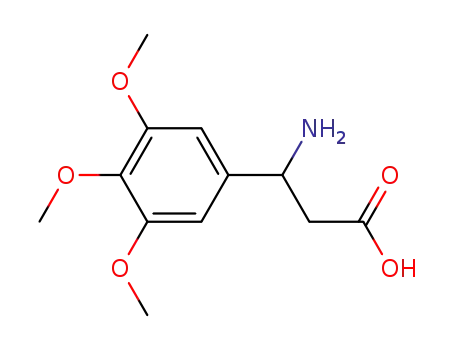 3- 아미노 -3- (3,4,5- 트리 메 톡시-페닐)-프로피온산