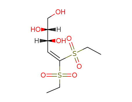 5,5-bis-ethanesulfonyl-D<sub>g</sub>-<i>threo</i>-pent-4-ene-1,2,3-triol