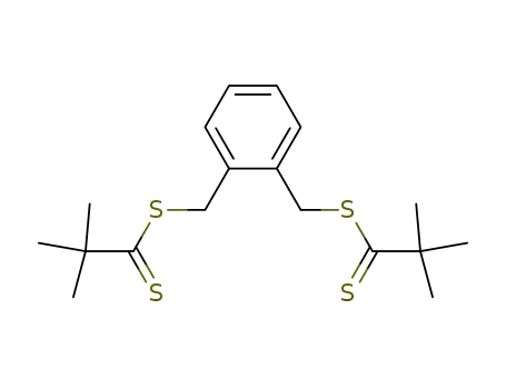 Molecular Structure of 137092-35-4 (Bis(dithiopivalinsaeure)-1,2-xylylenester)